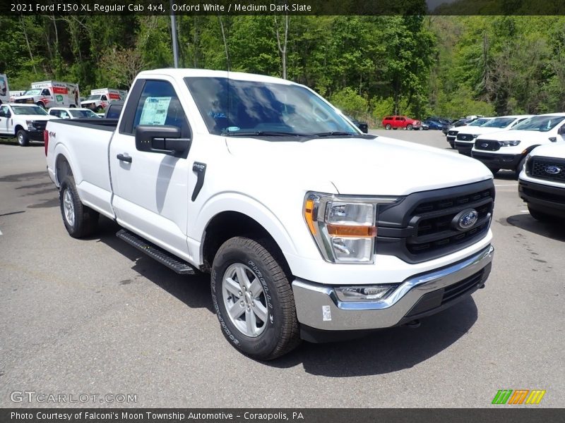 Front 3/4 View of 2021 F150 XL Regular Cab 4x4