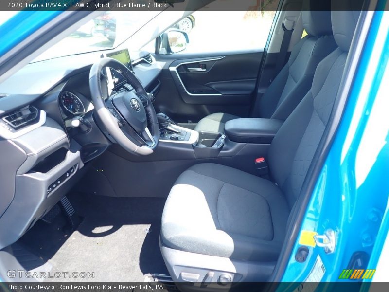 Blue Flame / Black 2020 Toyota RAV4 XLE AWD Hybrid