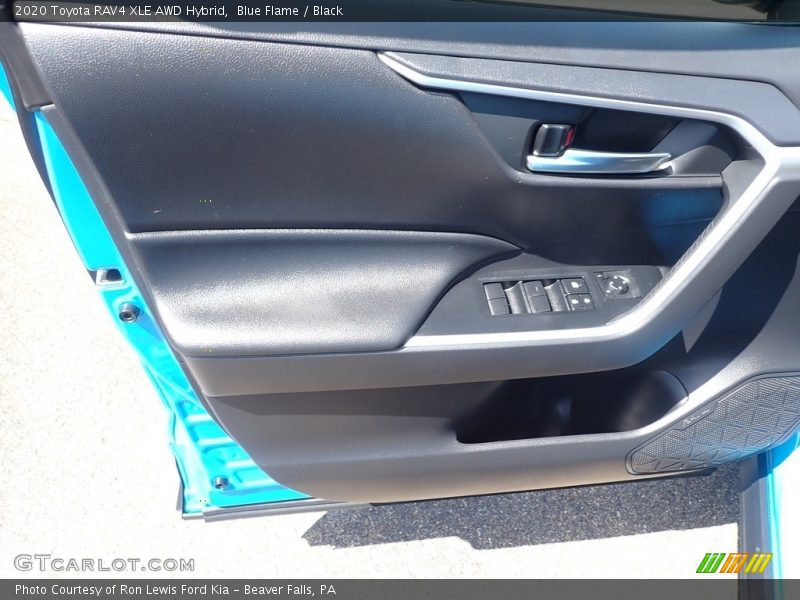 Blue Flame / Black 2020 Toyota RAV4 XLE AWD Hybrid