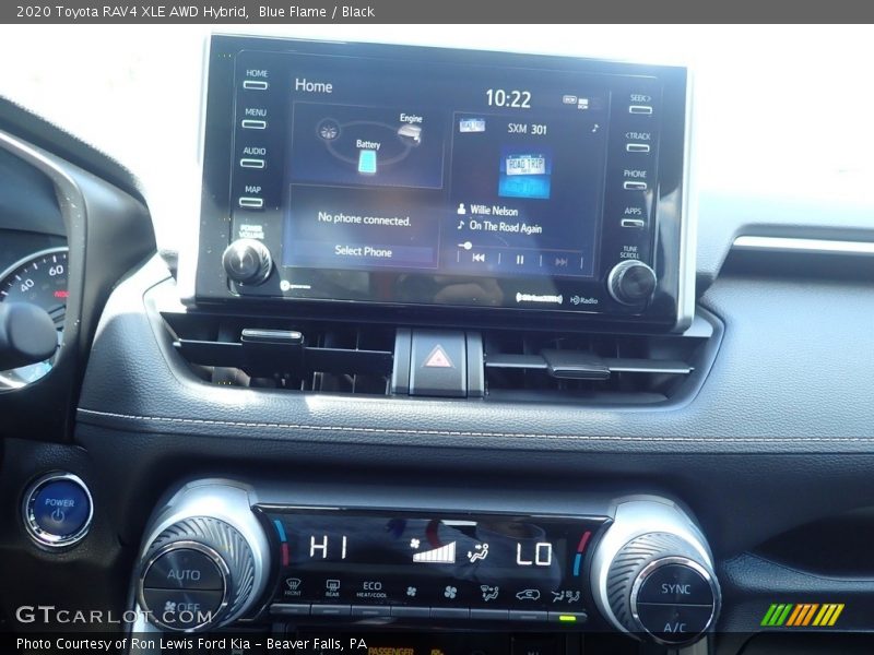 Blue Flame / Black 2020 Toyota RAV4 XLE AWD Hybrid