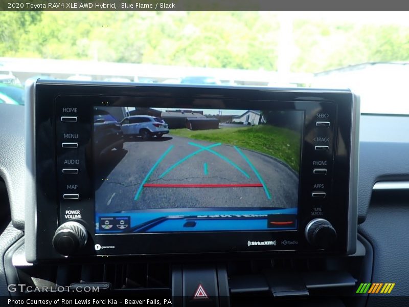 Blue Flame / Black 2020 Toyota RAV4 XLE AWD Hybrid