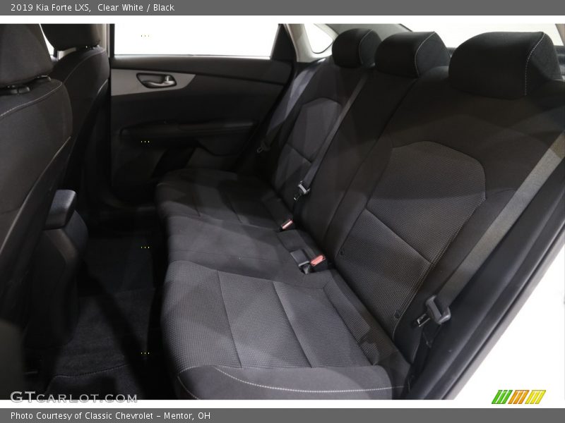 Clear White / Black 2019 Kia Forte LXS