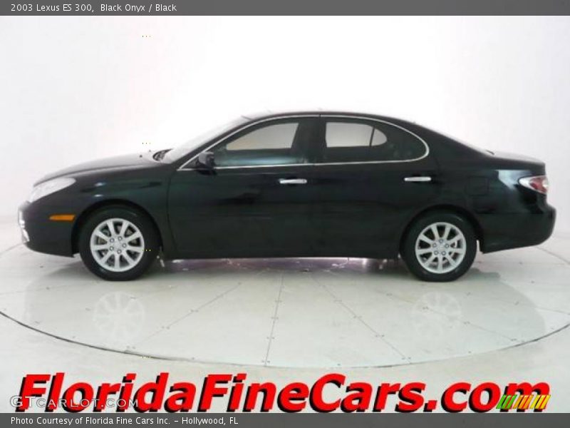 Black Onyx / Black 2003 Lexus ES 300