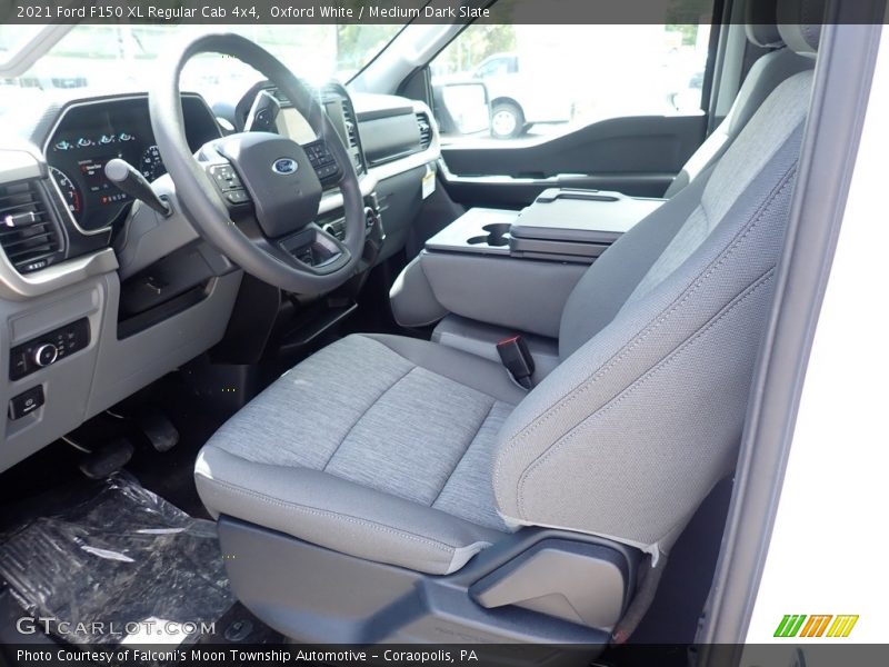 Oxford White / Medium Dark Slate 2021 Ford F150 XL Regular Cab 4x4