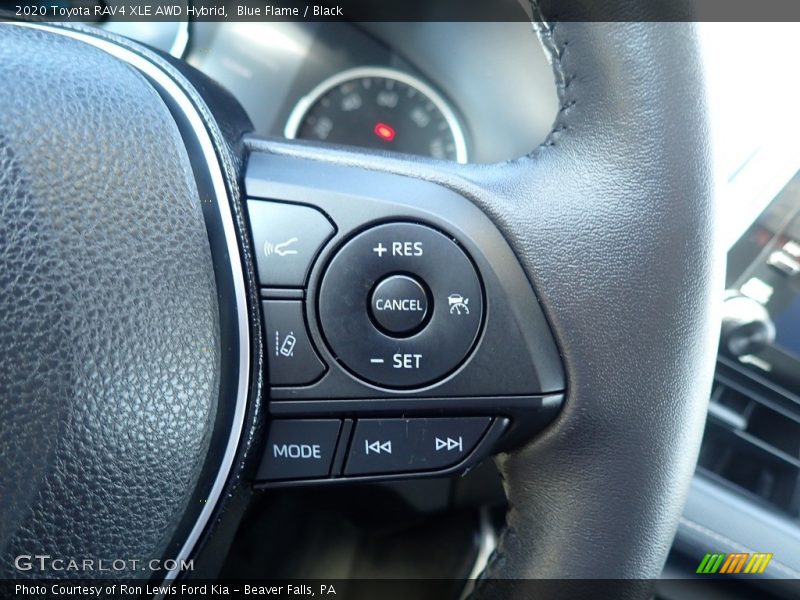 Blue Flame / Black 2020 Toyota RAV4 XLE AWD Hybrid