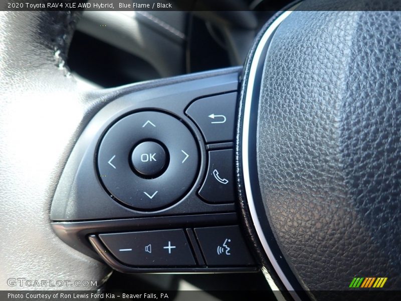 Blue Flame / Black 2020 Toyota RAV4 XLE AWD Hybrid