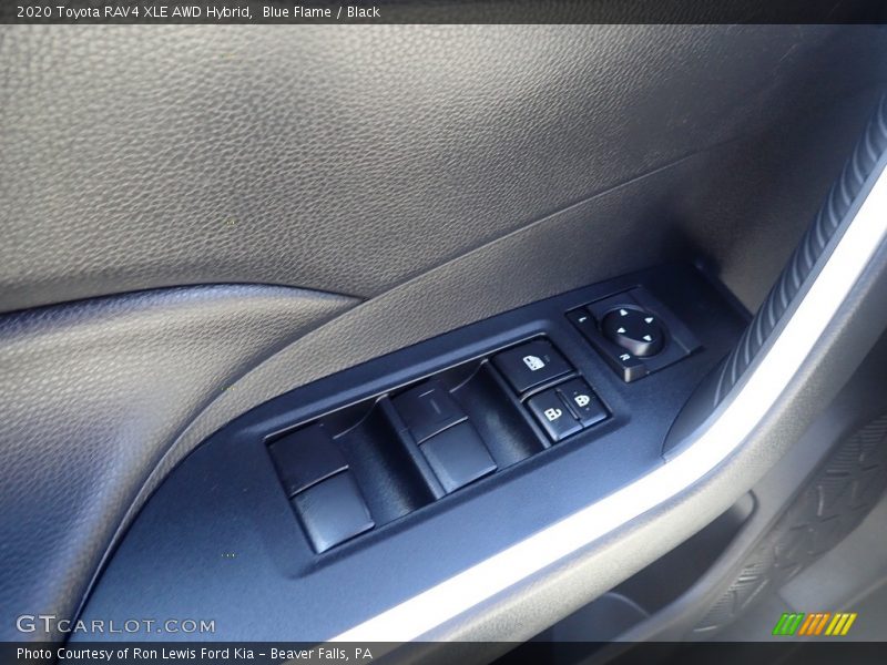 Blue Flame / Black 2020 Toyota RAV4 XLE AWD Hybrid