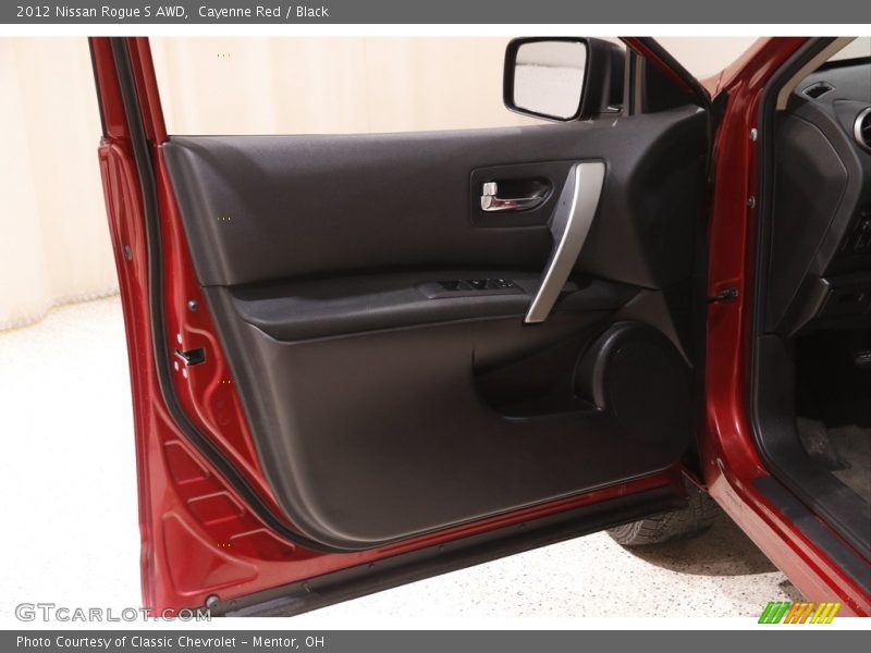 Cayenne Red / Black 2012 Nissan Rogue S AWD