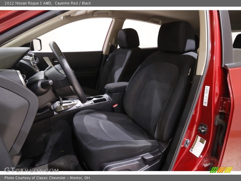 Cayenne Red / Black 2012 Nissan Rogue S AWD
