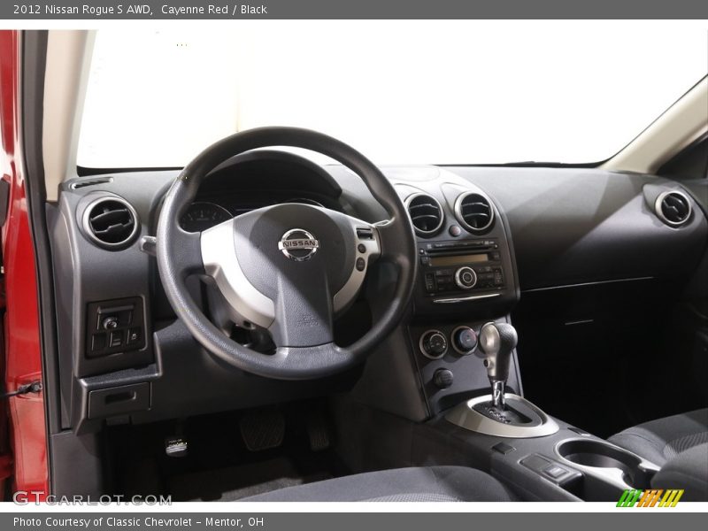Cayenne Red / Black 2012 Nissan Rogue S AWD