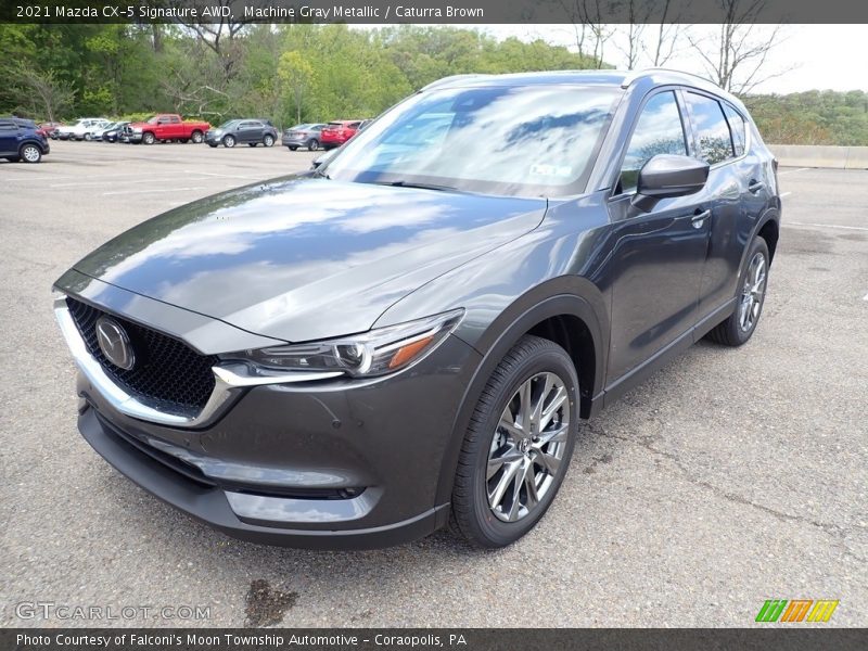 Front 3/4 View of 2021 CX-5 Signature AWD