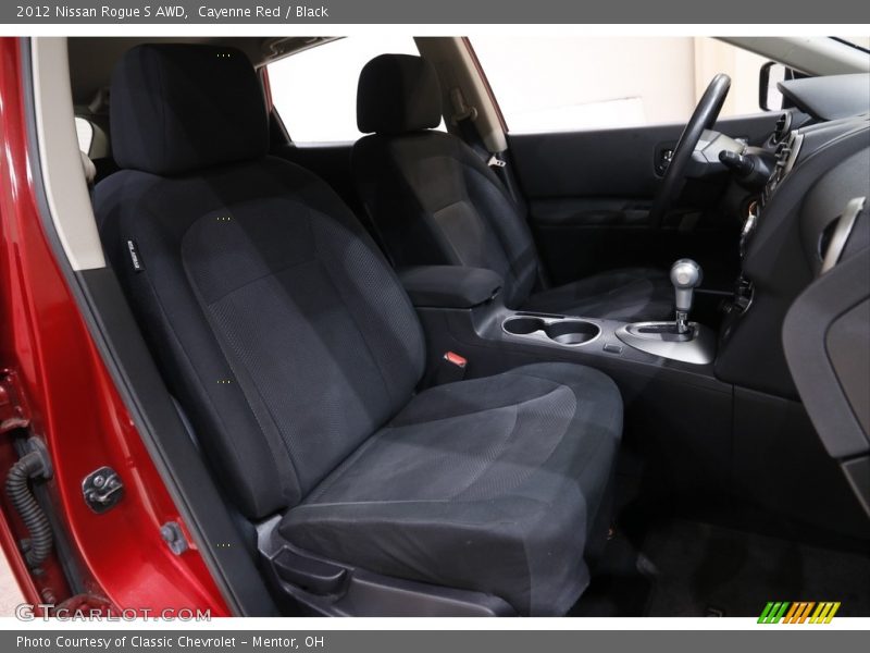 Cayenne Red / Black 2012 Nissan Rogue S AWD