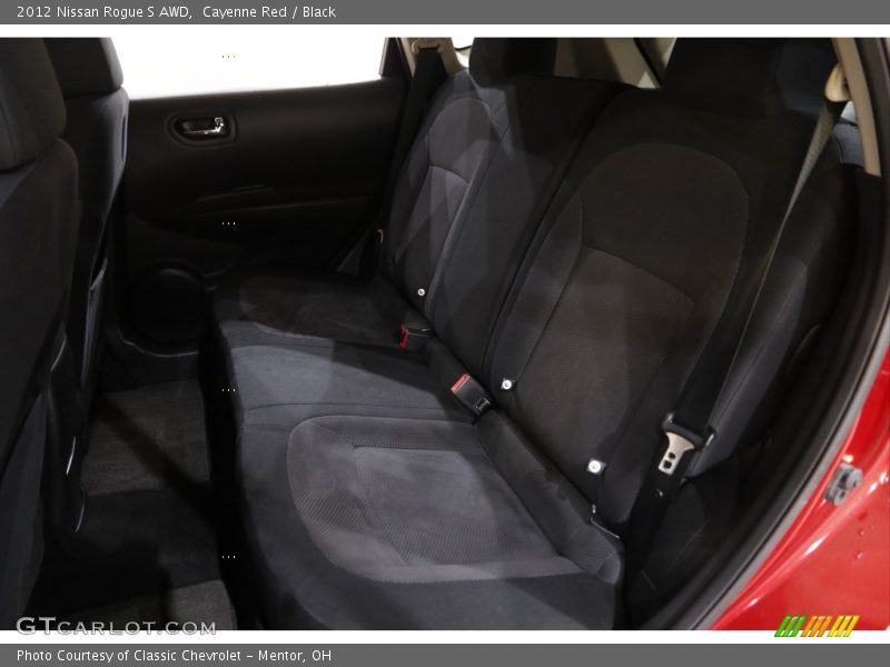 Cayenne Red / Black 2012 Nissan Rogue S AWD