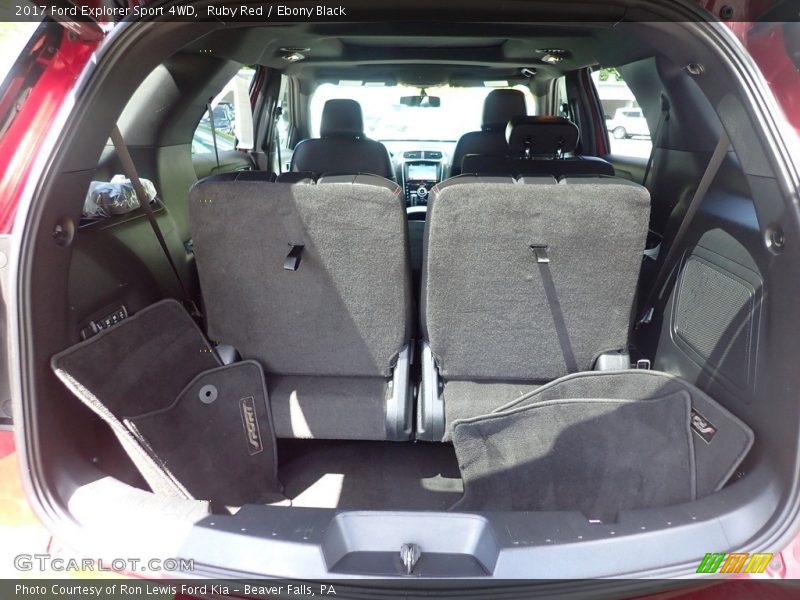 Ruby Red / Ebony Black 2017 Ford Explorer Sport 4WD