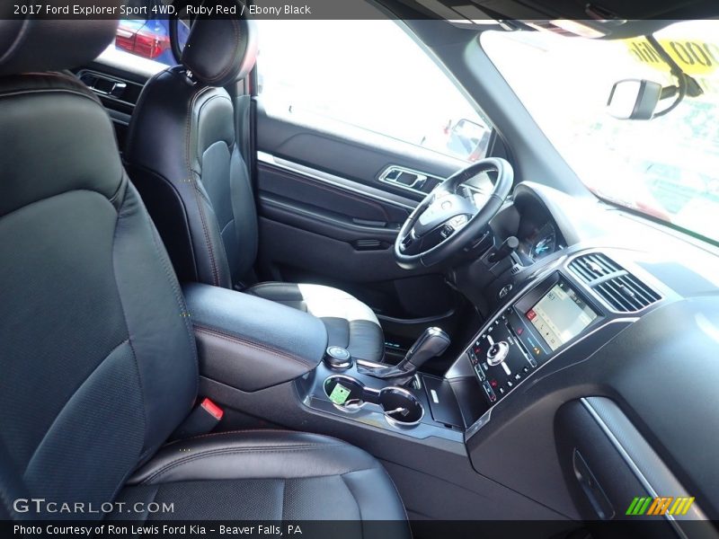 Ruby Red / Ebony Black 2017 Ford Explorer Sport 4WD