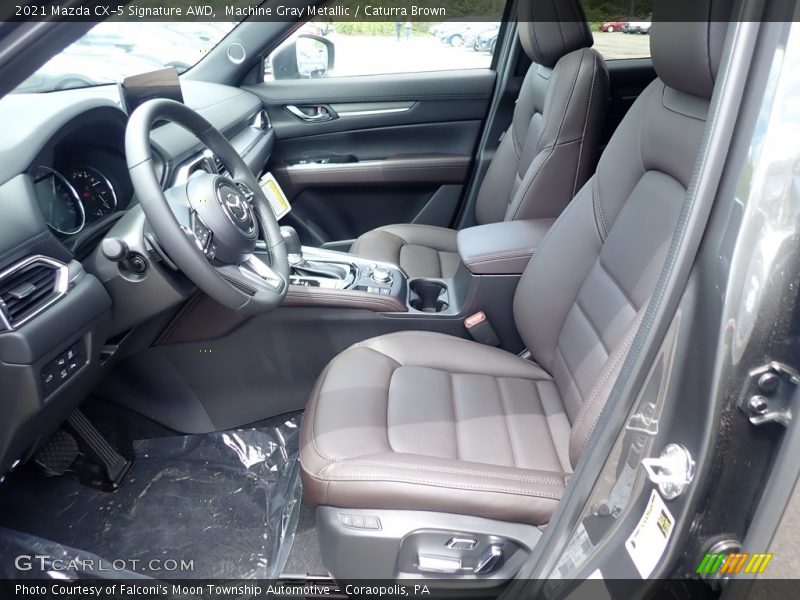  2021 CX-5 Signature AWD Caturra Brown Interior