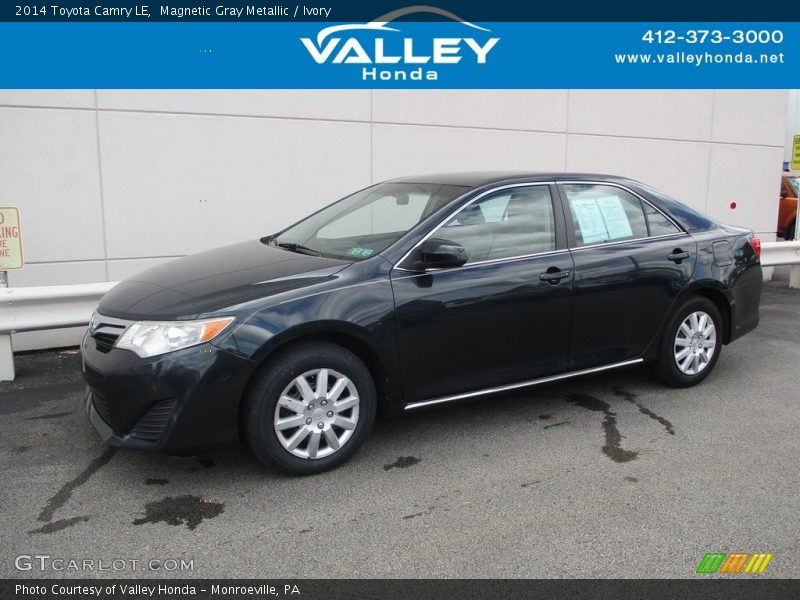 Magnetic Gray Metallic / Ivory 2014 Toyota Camry LE