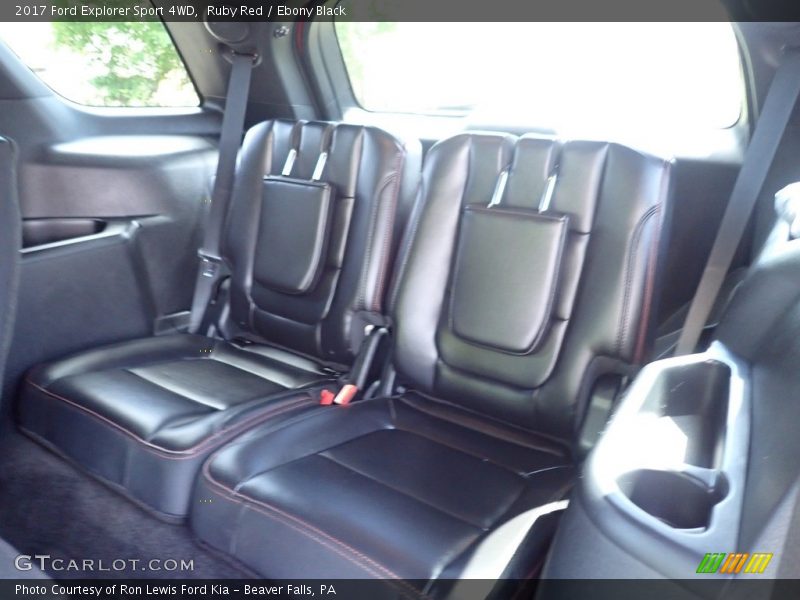 Ruby Red / Ebony Black 2017 Ford Explorer Sport 4WD