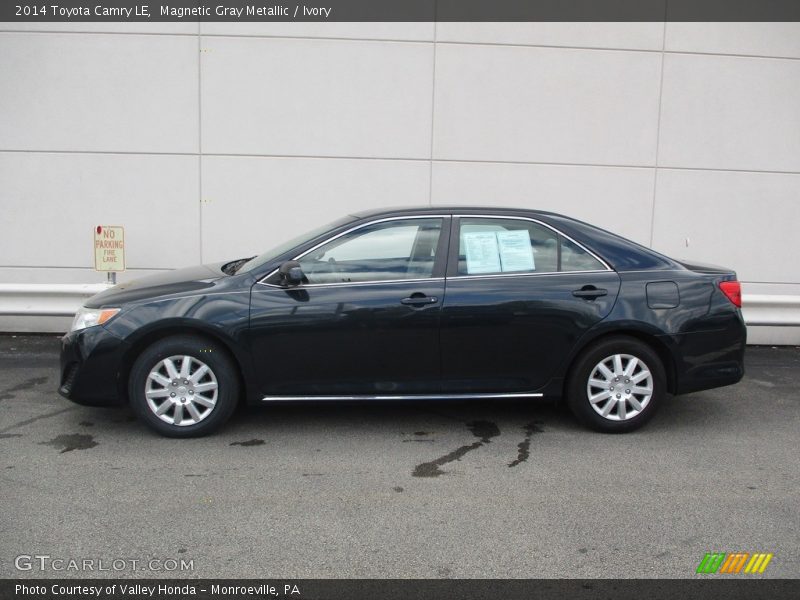 Magnetic Gray Metallic / Ivory 2014 Toyota Camry LE