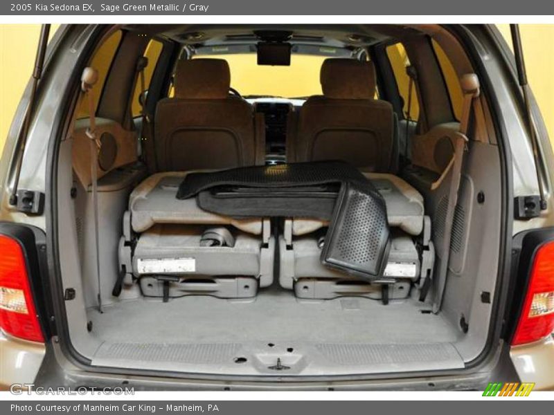 Sage Green Metallic / Gray 2005 Kia Sedona EX