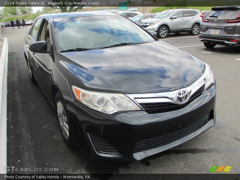 Magnetic Gray Metallic / Ivory 2014 Toyota Camry LE