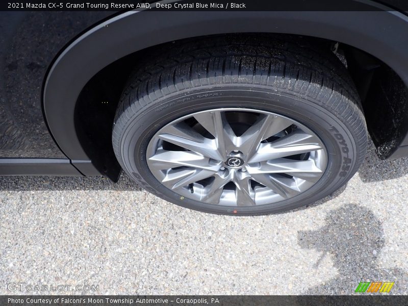 Deep Crystal Blue Mica / Black 2021 Mazda CX-5 Grand Touring Reserve AWD
