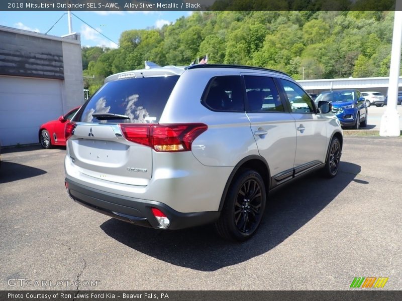 Alloy Silver Metallic / Black 2018 Mitsubishi Outlander SEL S-AWC