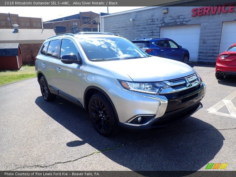 Alloy Silver Metallic / Black 2018 Mitsubishi Outlander SEL S-AWC