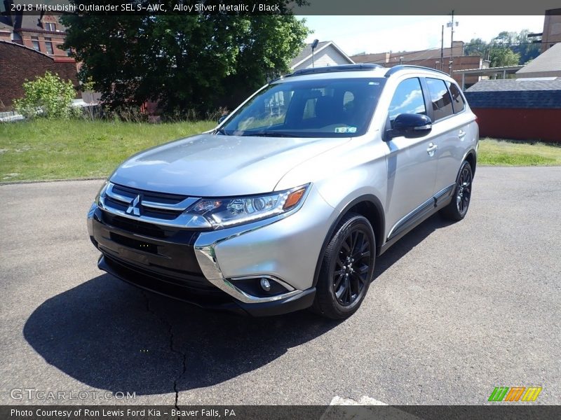 Alloy Silver Metallic / Black 2018 Mitsubishi Outlander SEL S-AWC