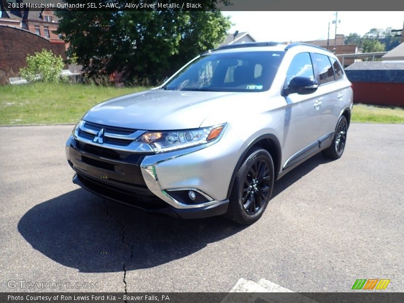 Alloy Silver Metallic / Black 2018 Mitsubishi Outlander SEL S-AWC