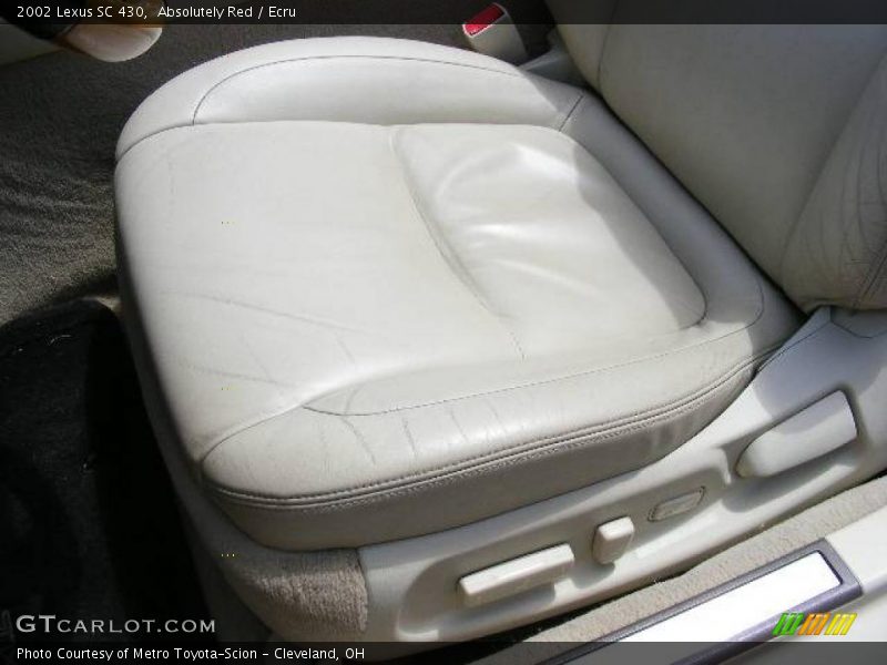 Absolutely Red / Ecru 2002 Lexus SC 430