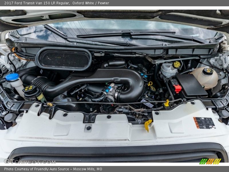 Oxford White / Pewter 2017 Ford Transit Van 150 LR Regular