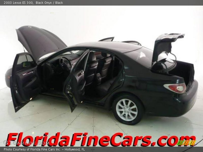 Black Onyx / Black 2003 Lexus ES 300