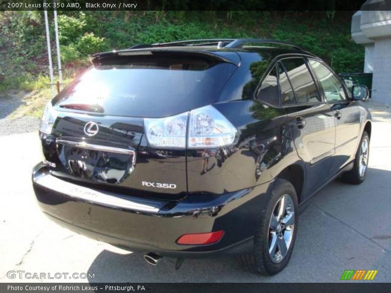 Black Onyx / Ivory 2007 Lexus RX 350 AWD