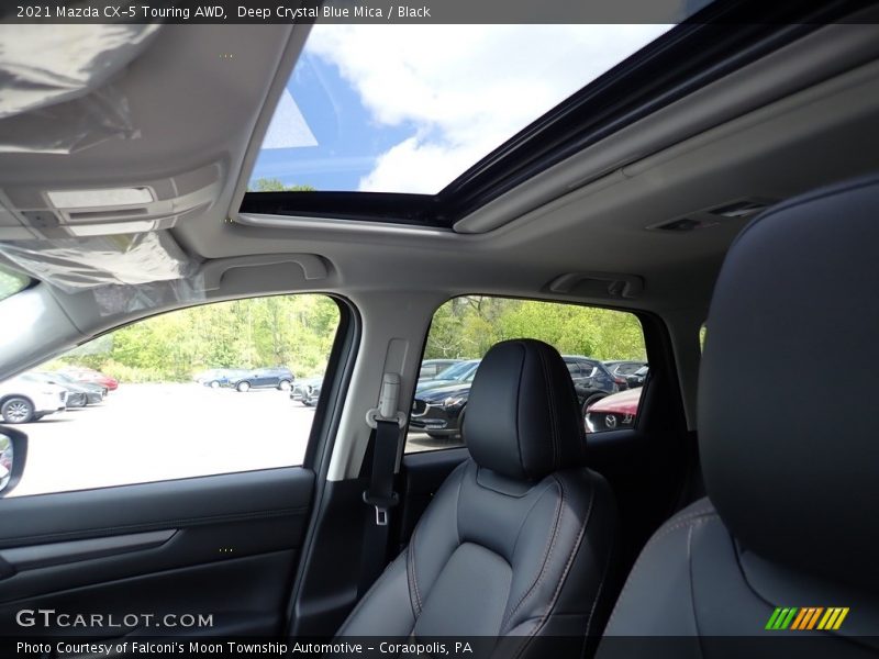 Deep Crystal Blue Mica / Black 2021 Mazda CX-5 Touring AWD