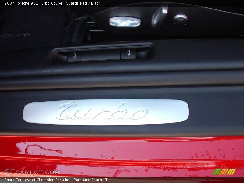 Guards Red / Black 2007 Porsche 911 Turbo Coupe