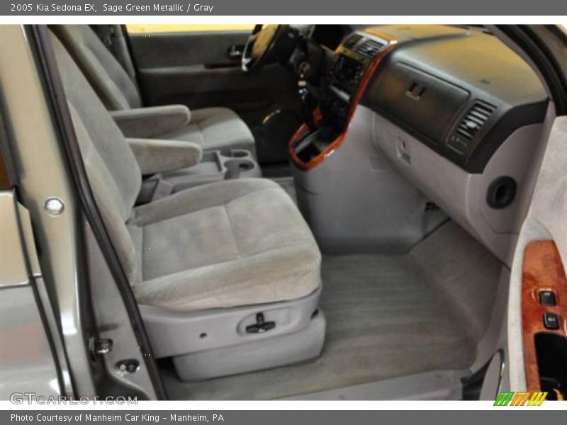 Sage Green Metallic / Gray 2005 Kia Sedona EX