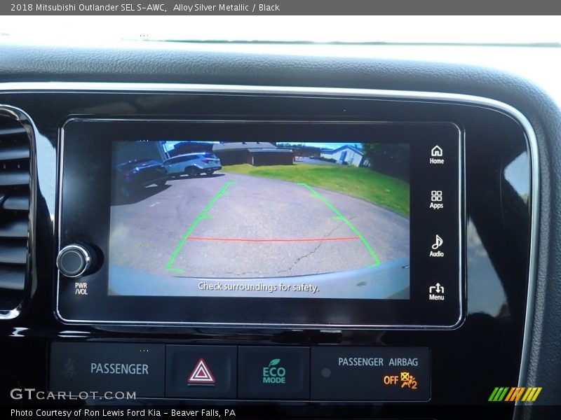 Alloy Silver Metallic / Black 2018 Mitsubishi Outlander SEL S-AWC