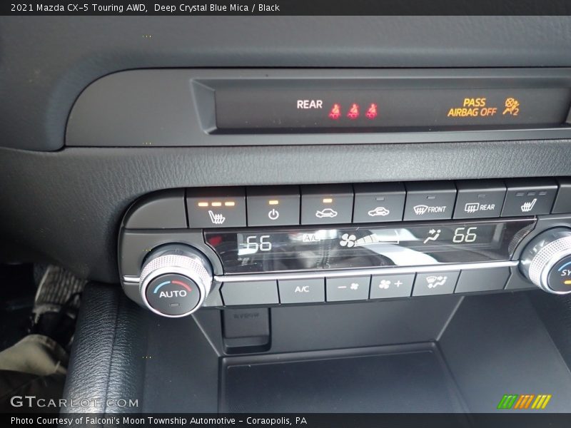 Deep Crystal Blue Mica / Black 2021 Mazda CX-5 Touring AWD