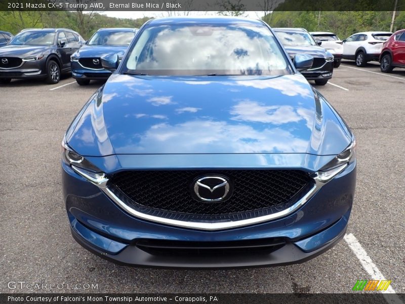 Eternal Blue Mica / Black 2021 Mazda CX-5 Touring AWD
