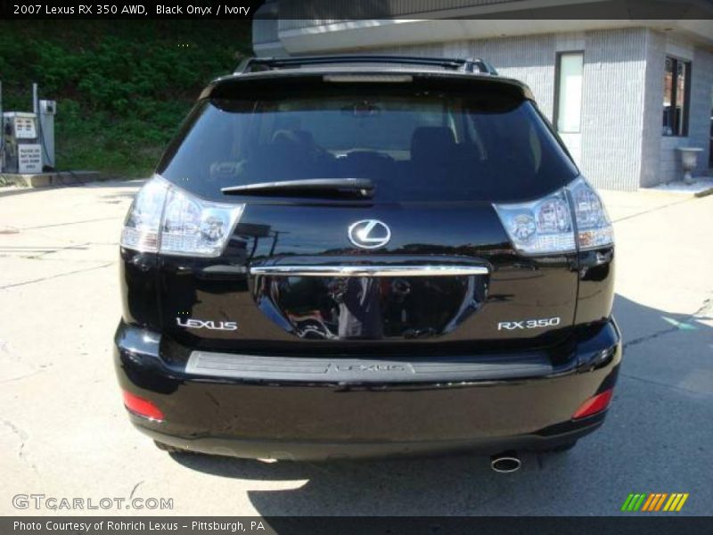Black Onyx / Ivory 2007 Lexus RX 350 AWD