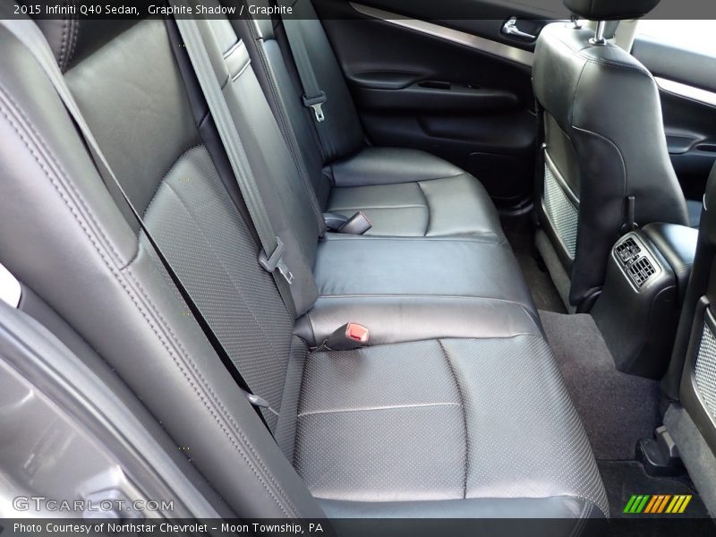 Rear Seat of 2015 Q40 Sedan