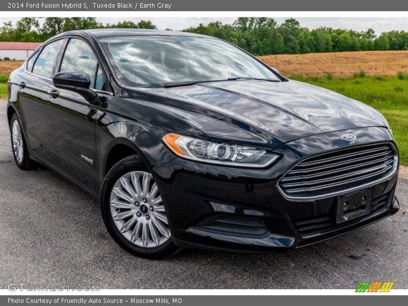 Tuxedo Black / Earth Gray 2014 Ford Fusion Hybrid S