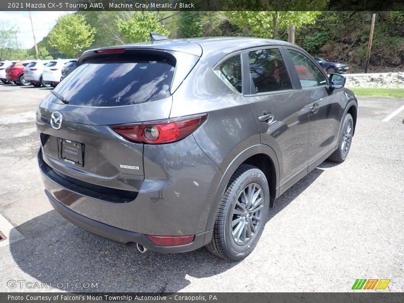 Machine Gray Metallic / Black 2021 Mazda CX-5 Touring AWD