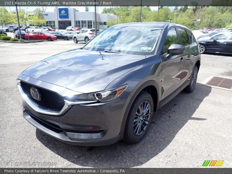 Machine Gray Metallic / Black 2021 Mazda CX-5 Touring AWD