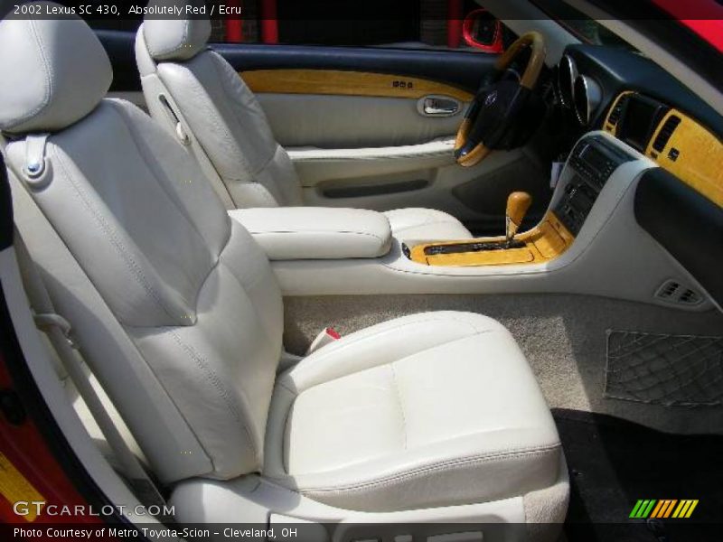 Absolutely Red / Ecru 2002 Lexus SC 430