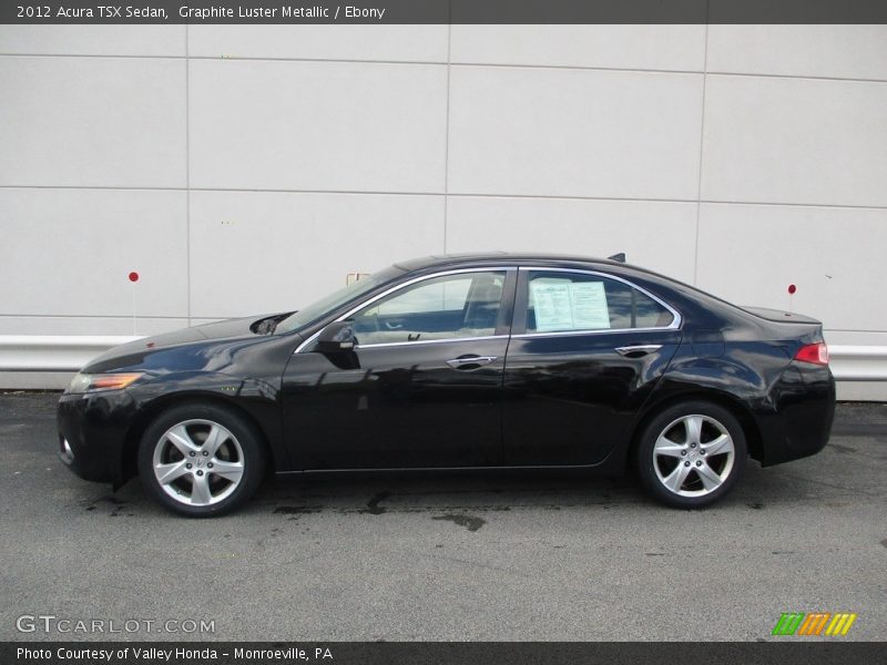 Graphite Luster Metallic / Ebony 2012 Acura TSX Sedan