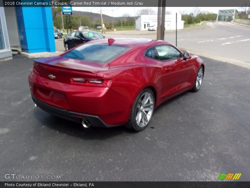 Garnet Red Tintcoat / Medium Ash Gray 2018 Chevrolet Camaro LT Coupe