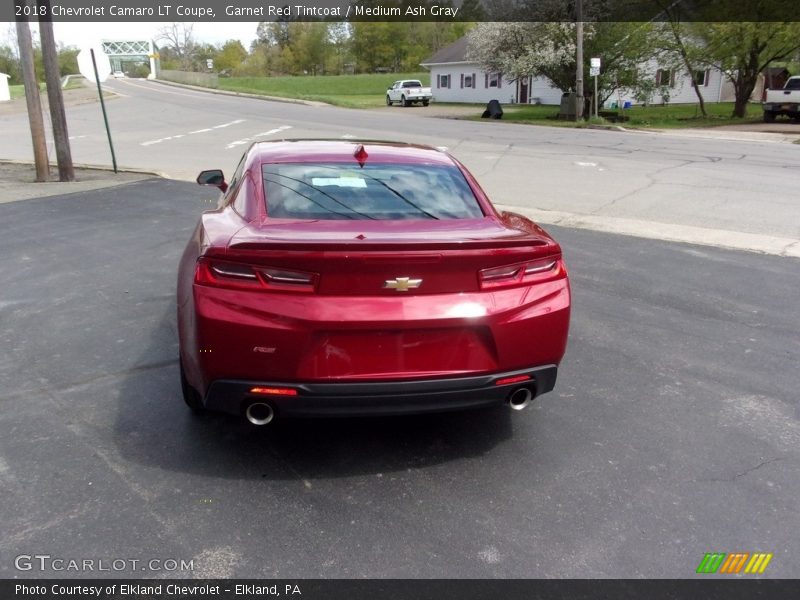 Garnet Red Tintcoat / Medium Ash Gray 2018 Chevrolet Camaro LT Coupe