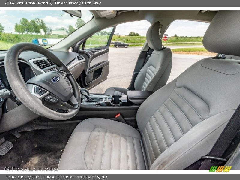 Tuxedo Black / Earth Gray 2014 Ford Fusion Hybrid S
